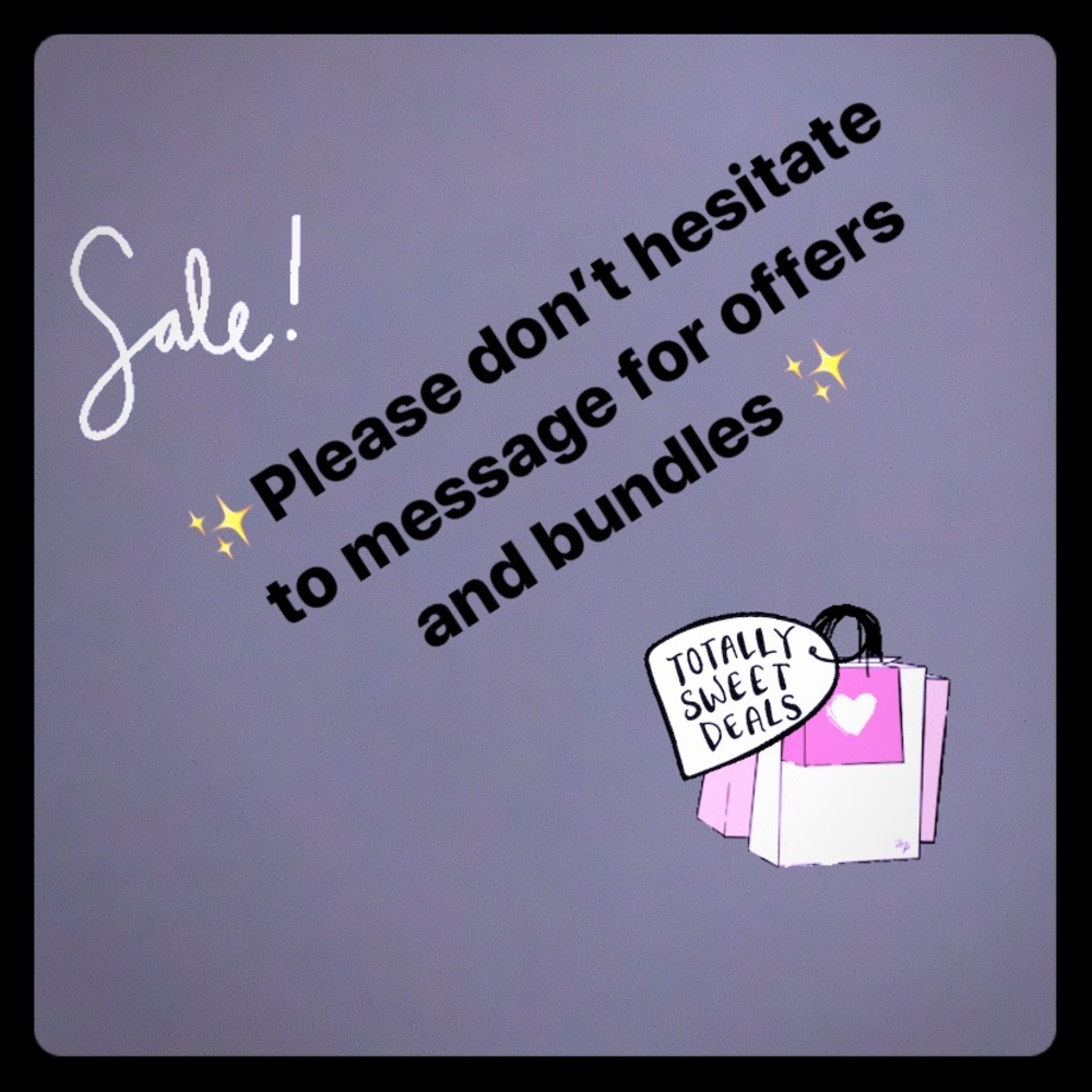 Message for offers or bundles 👍